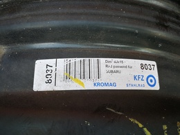 Subaru Forester acélfelni R15X6J, 5X100X56.1, ET48