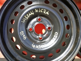 Nissan Micra acélfelni 16X6J, 4X100X60.1, ET50,  40315-5FA0F